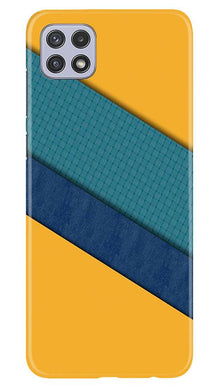 Diagonal Pattern Mobile Back Case for Samsung Galaxy A22 (Design - 370)