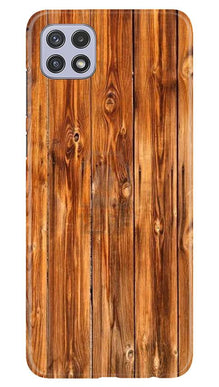 Wooden Texture Mobile Back Case for Samsung Galaxy A22 (Design - 376)