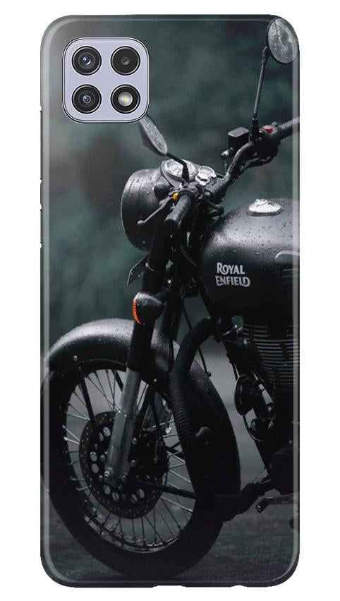 Royal Enfield Mobile Back Case for Samsung Galaxy A22 (Design - 380)