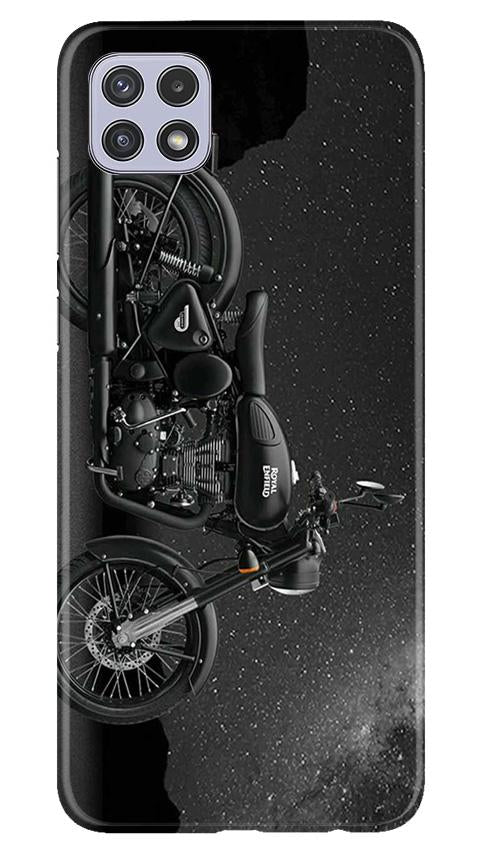 Royal Enfield Mobile Back Case for Samsung Galaxy A22 (Design - 381)