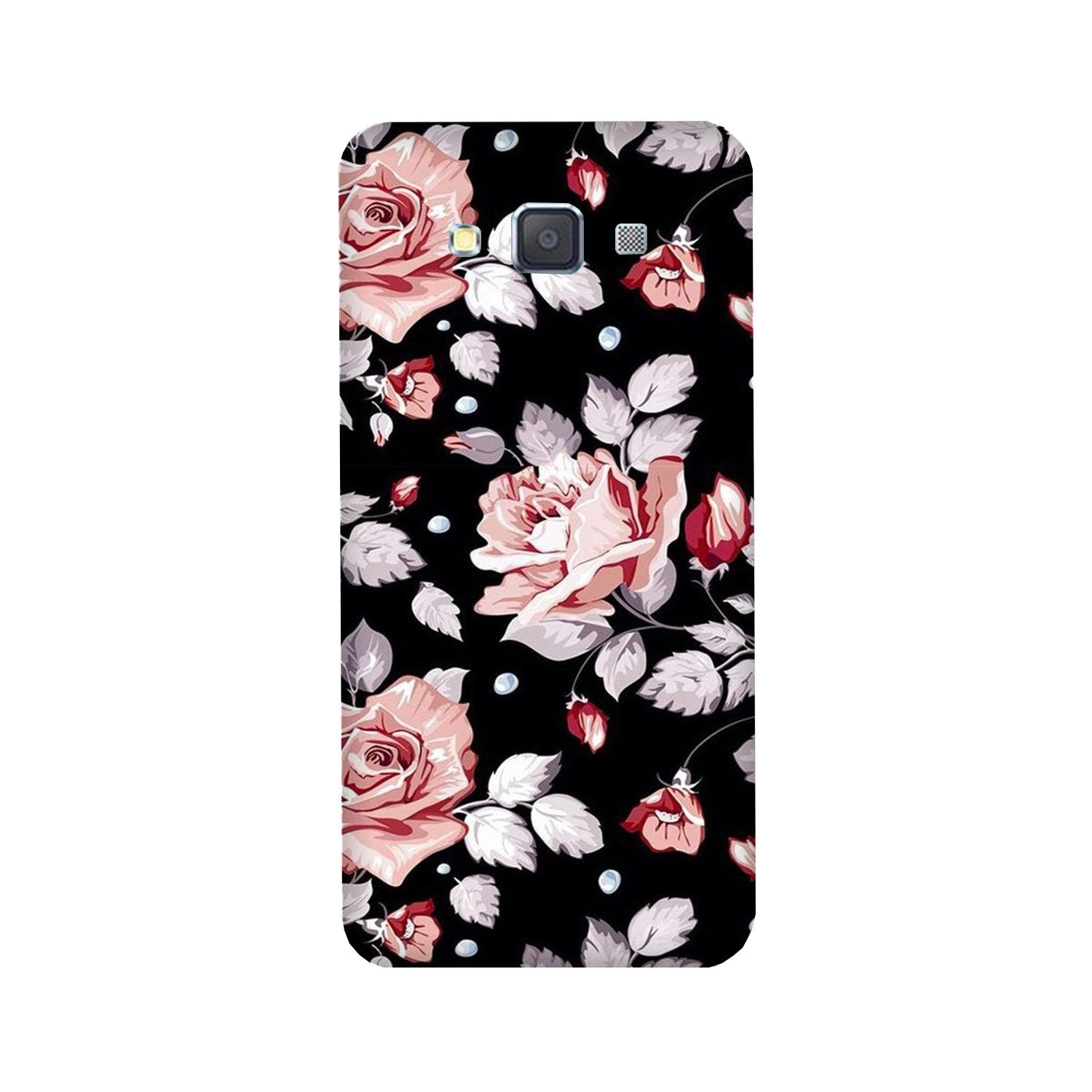 Pink rose Case for Galaxy E7
