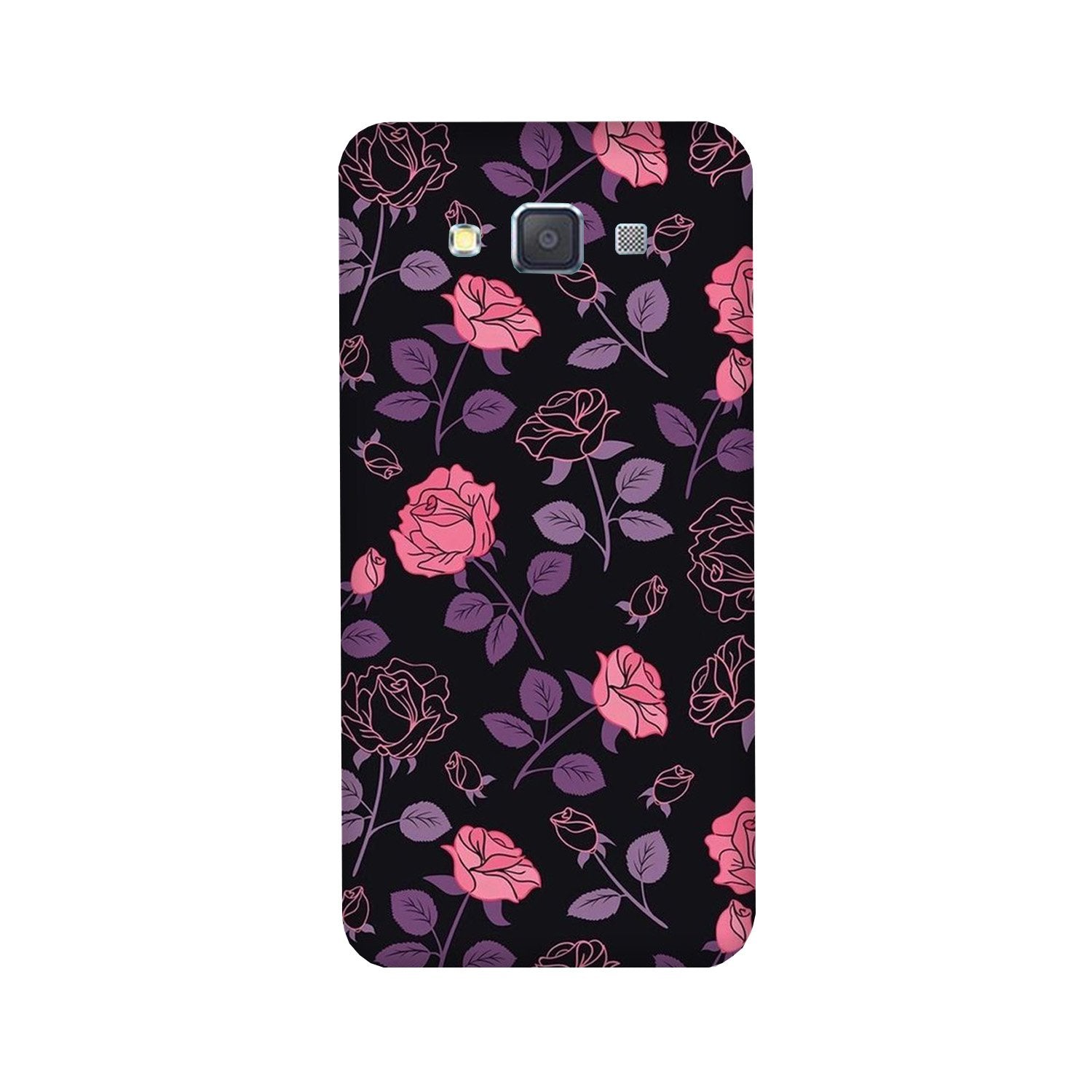 Rose Black Background Case for Galaxy J5 (2016)