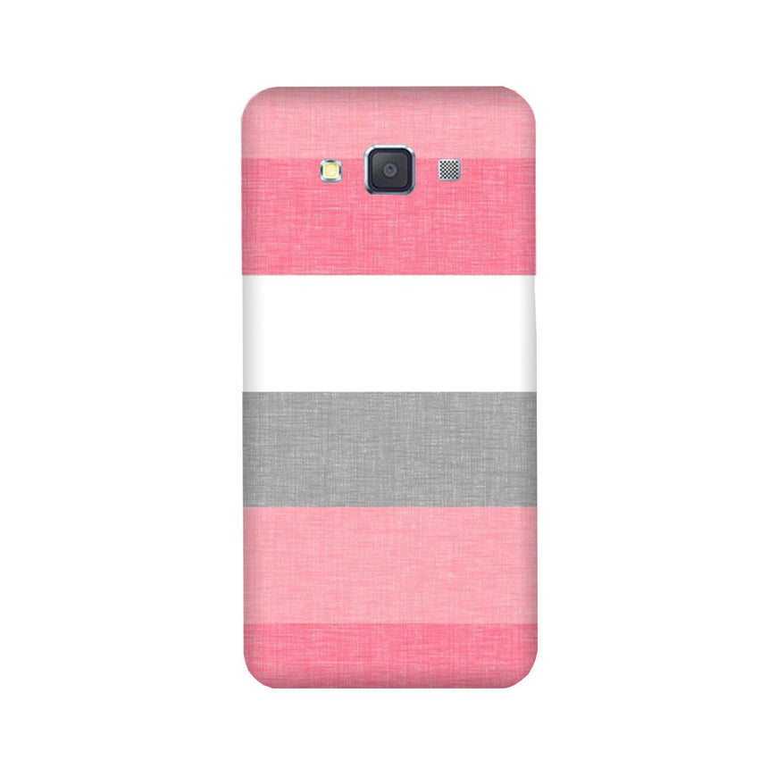 Pink white pattern Case for Galaxy E7