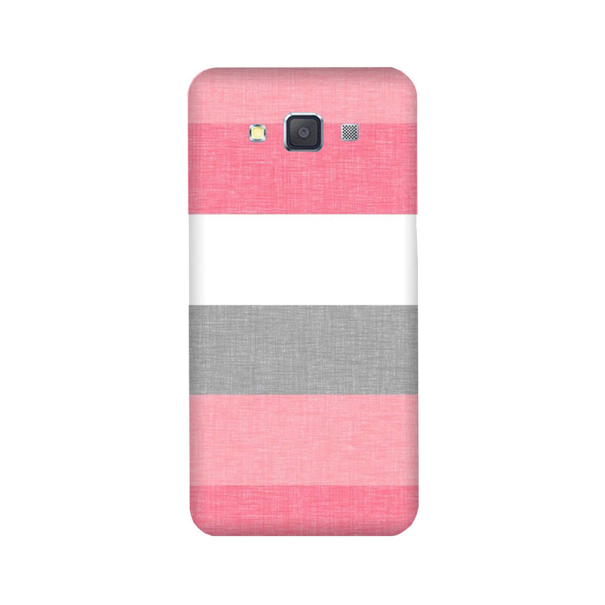 Pink white pattern Case for Galaxy A7 (2015)