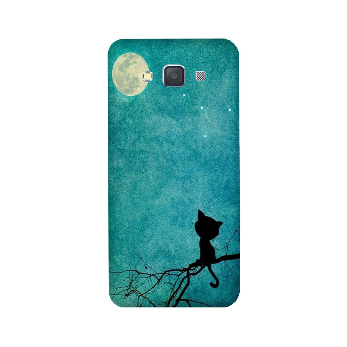Moon cat Case for Galaxy A7 (2015)