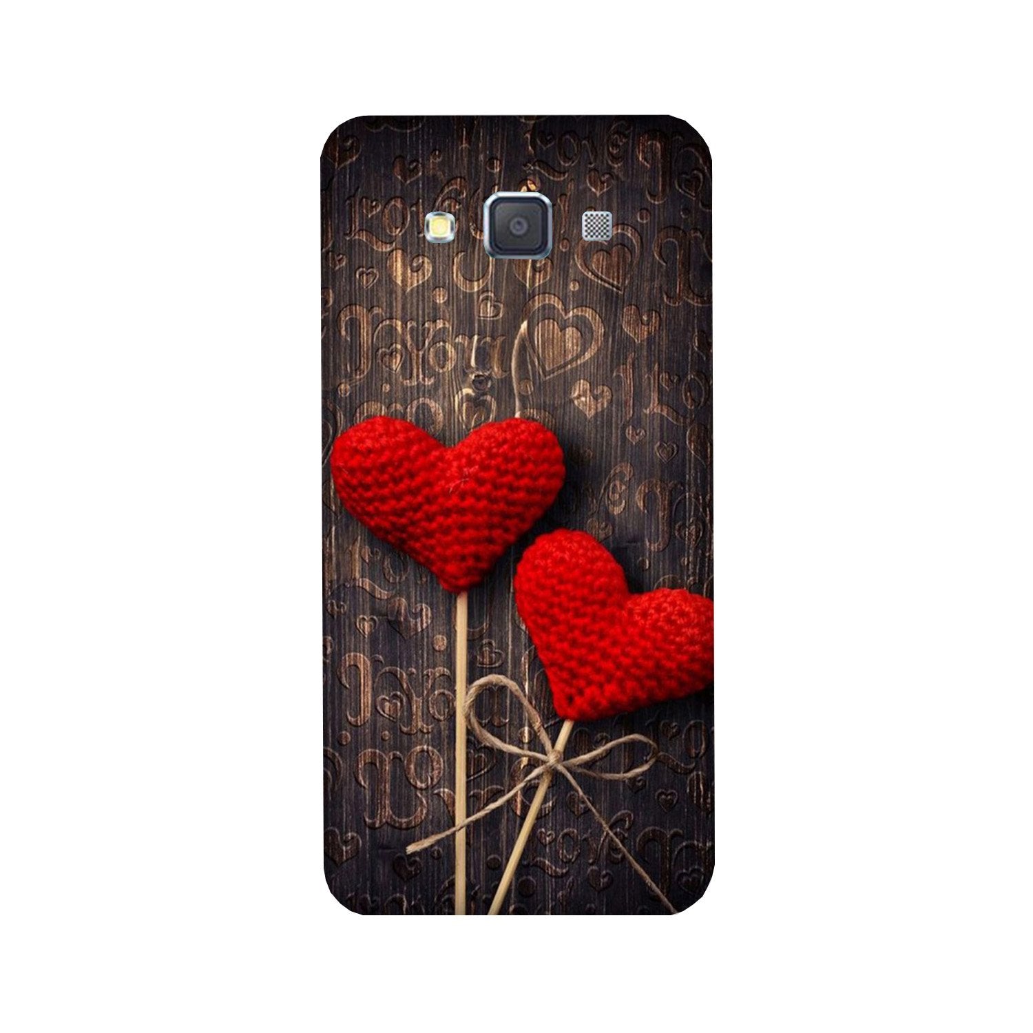 Red Hearts Case for Galaxy E7