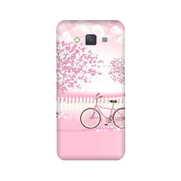 Pink Flowers Cycle Case for Galaxy Grand Prime  (Design - 102)