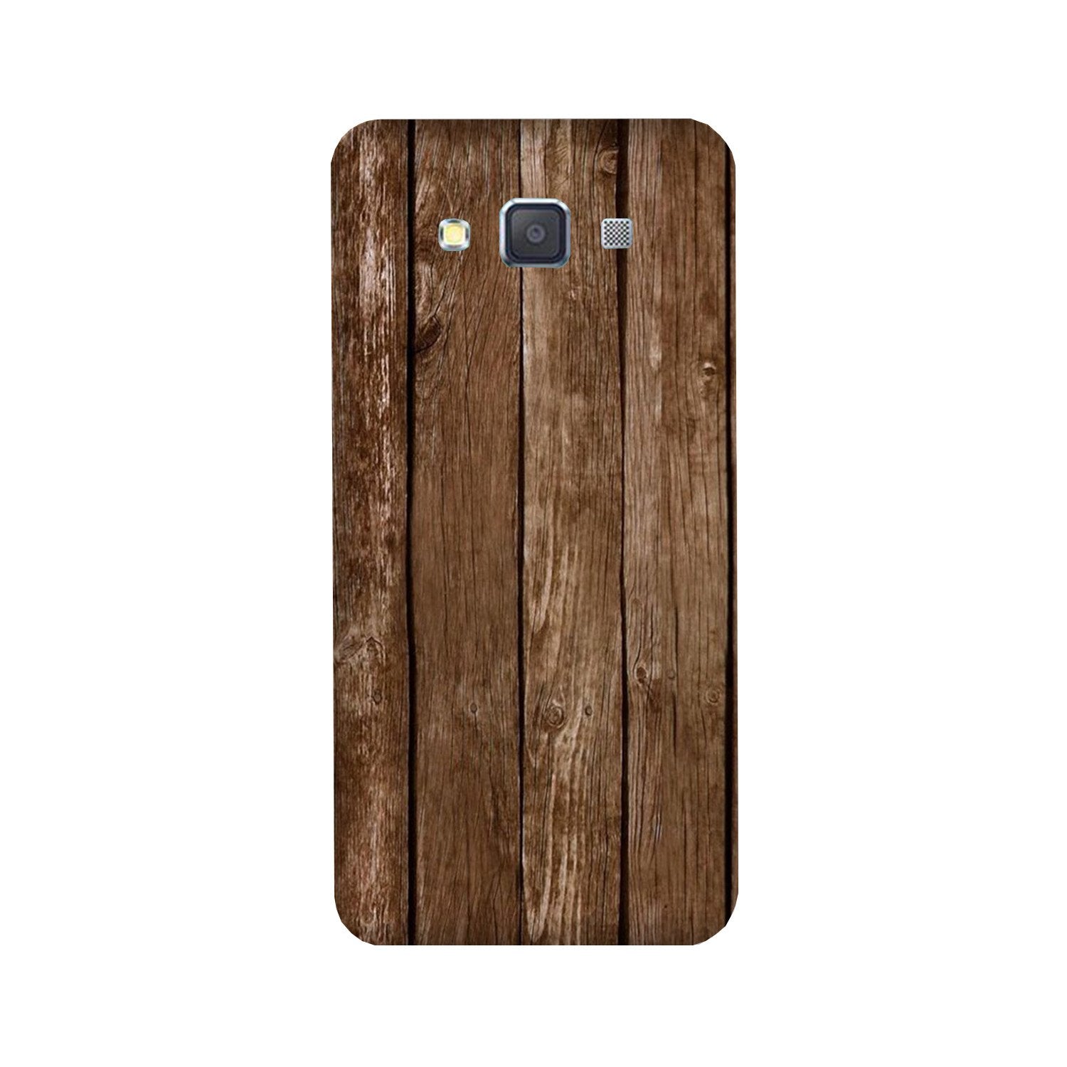 Wooden Look Case for Galaxy E5  (Design - 112)