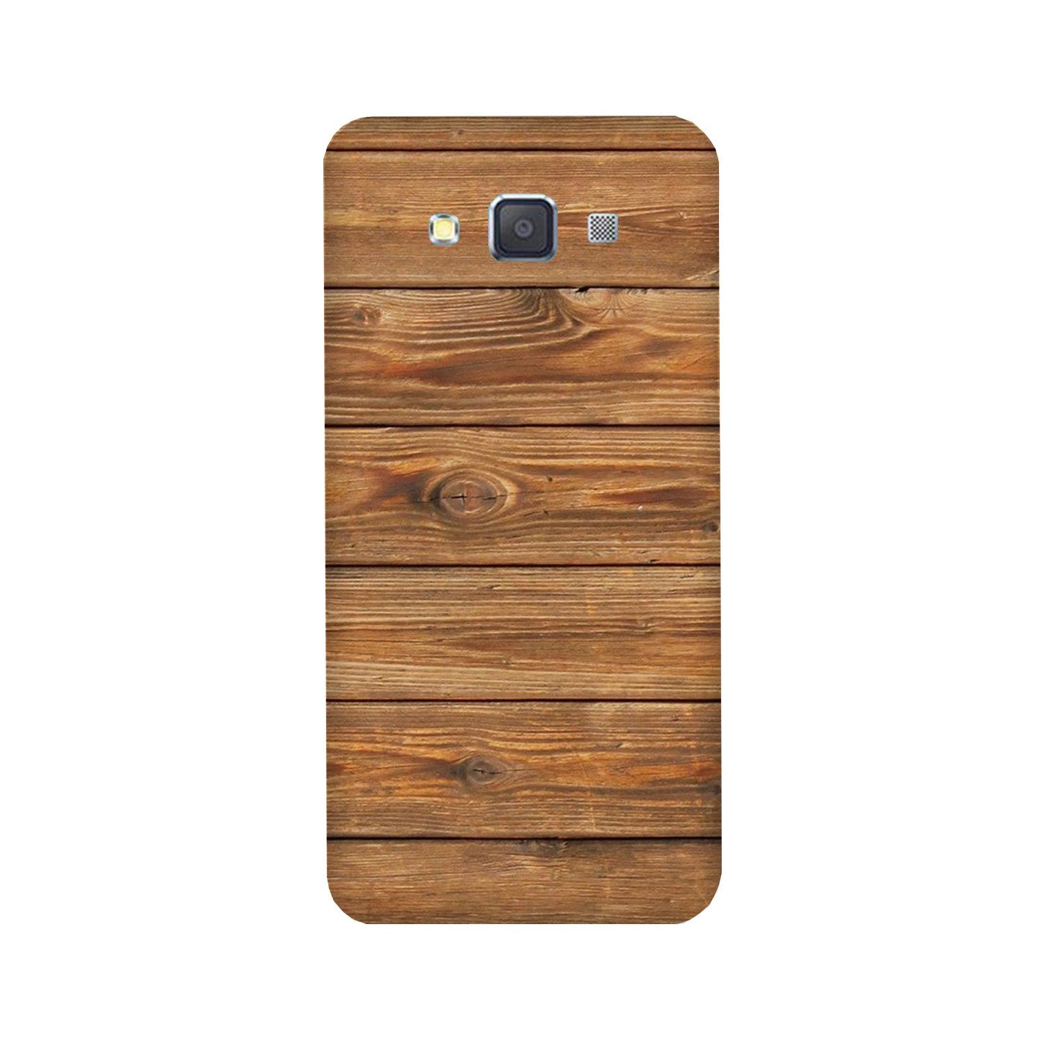 Wooden Look Case for Galaxy E5  (Design - 113)