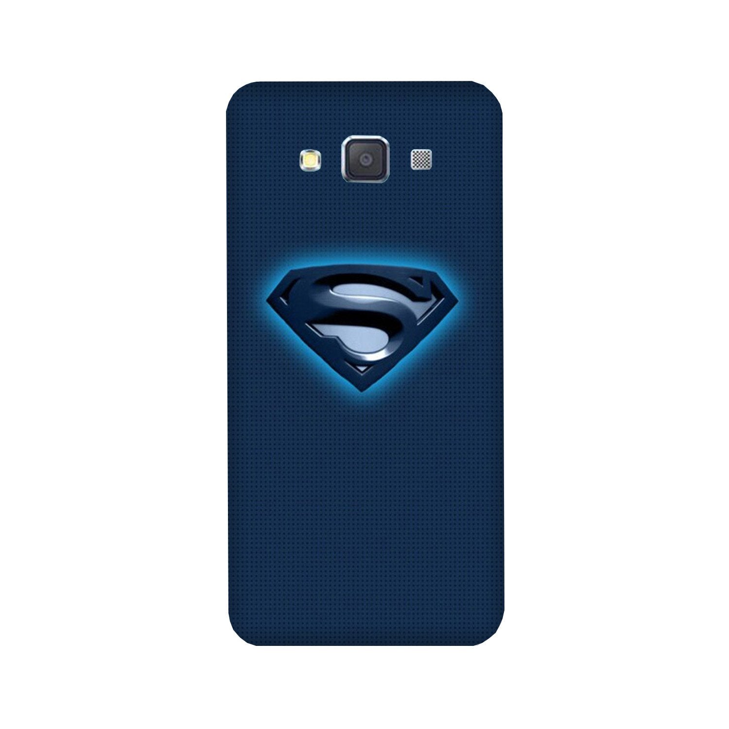Superman Superhero Case for Galaxy E7  (Design - 117)