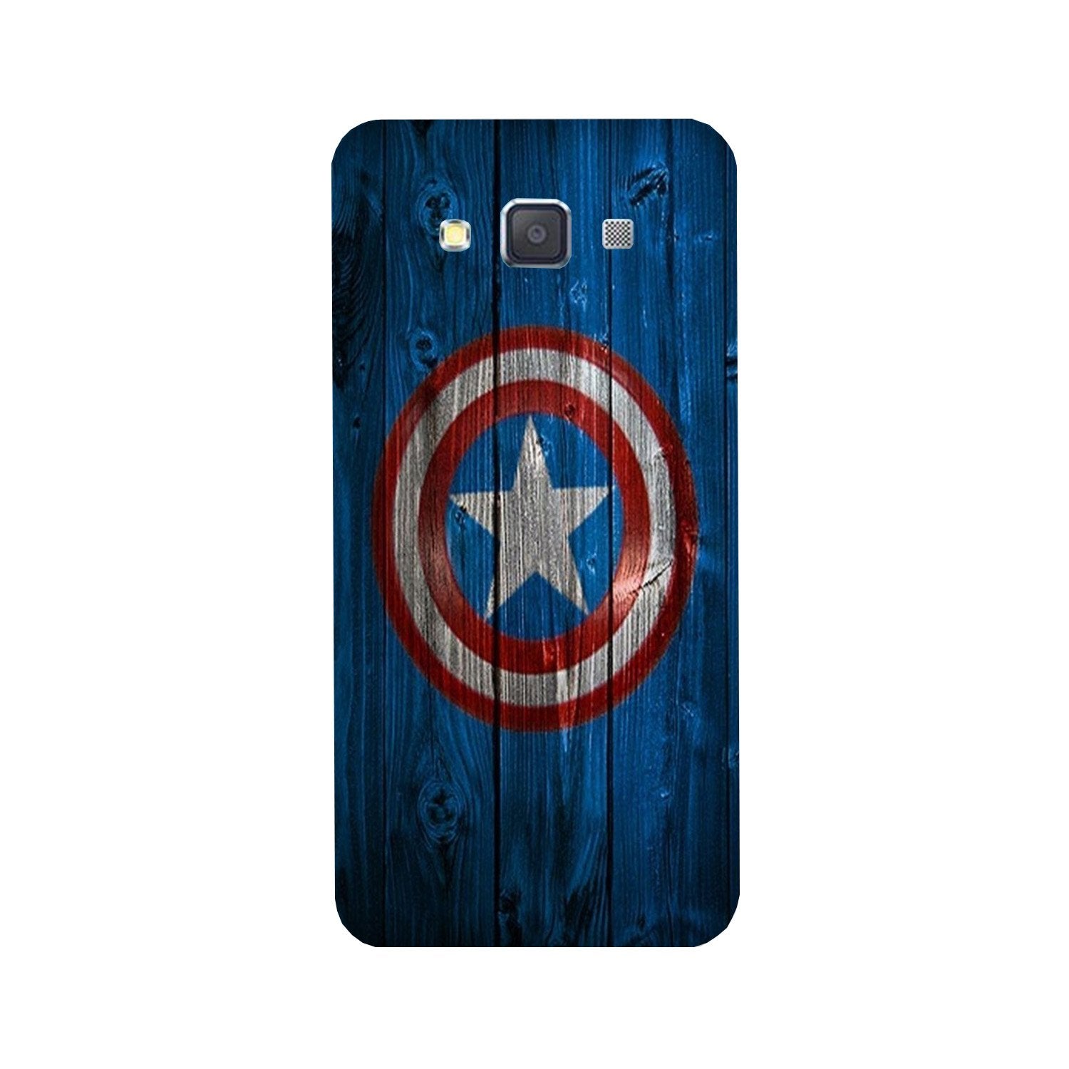 Captain America Superhero Case for Galaxy E5(Design - 118)