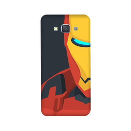 Iron Man Superhero Case for Galaxy E7  (Design - 120)
