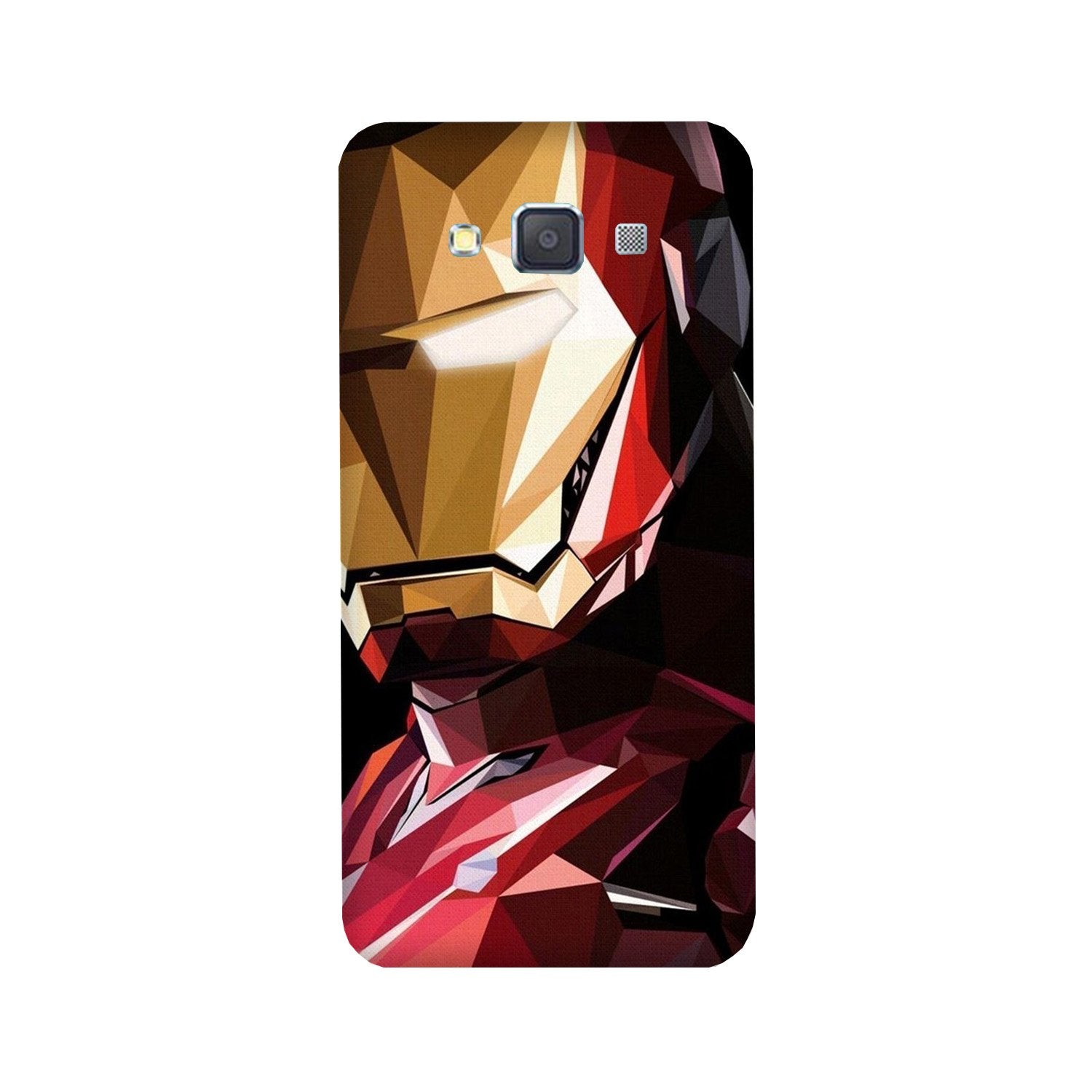 Iron Man Superhero Case for Galaxy E7(Design - 122)