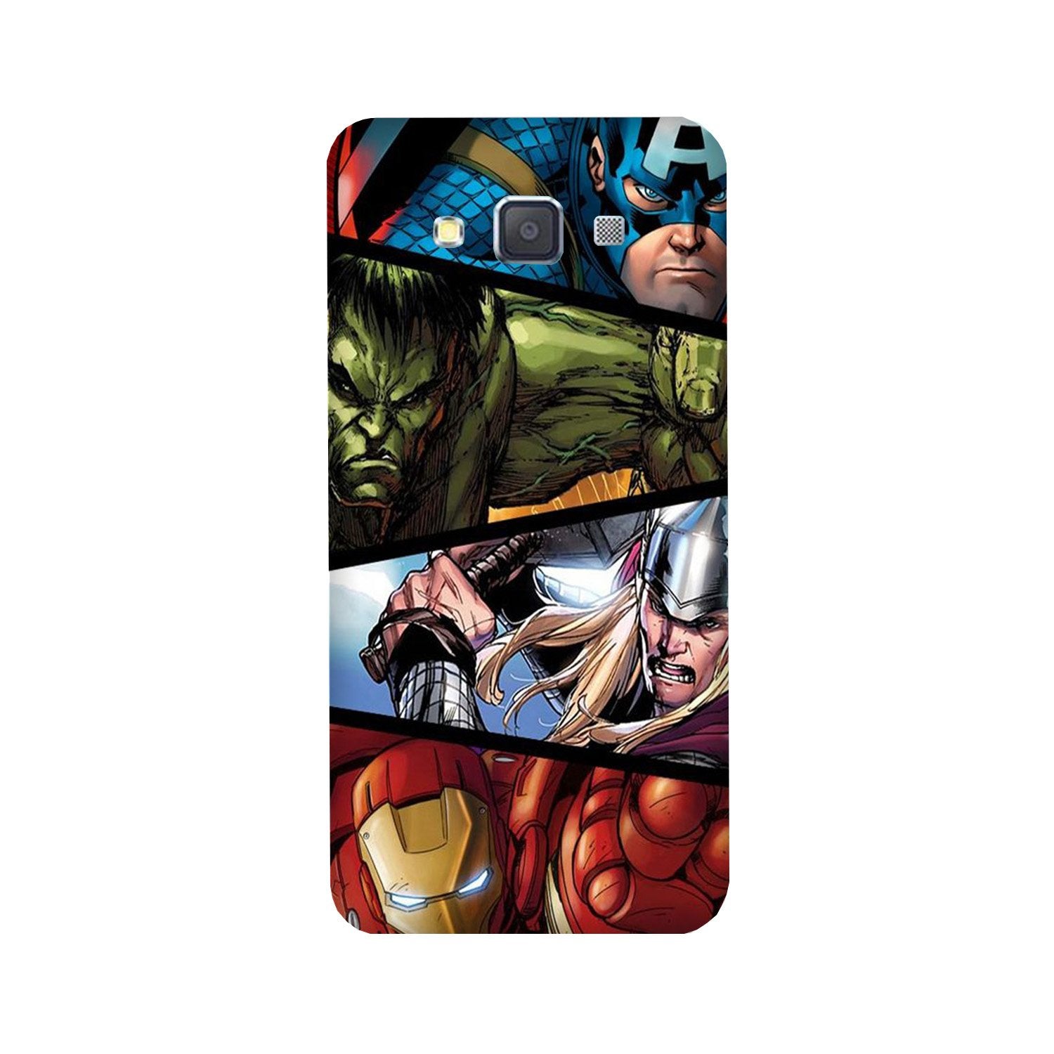 Avengers Superhero Case for Galaxy E5(Design - 124)