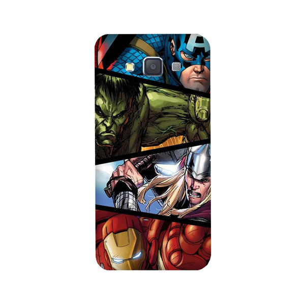 Avengers Superhero Case for Galaxy E7  (Design - 124)