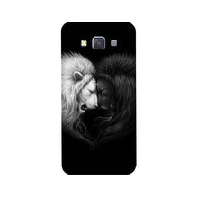 Dark White Lion Case for Galaxy J5 (2016)  (Design - 140)