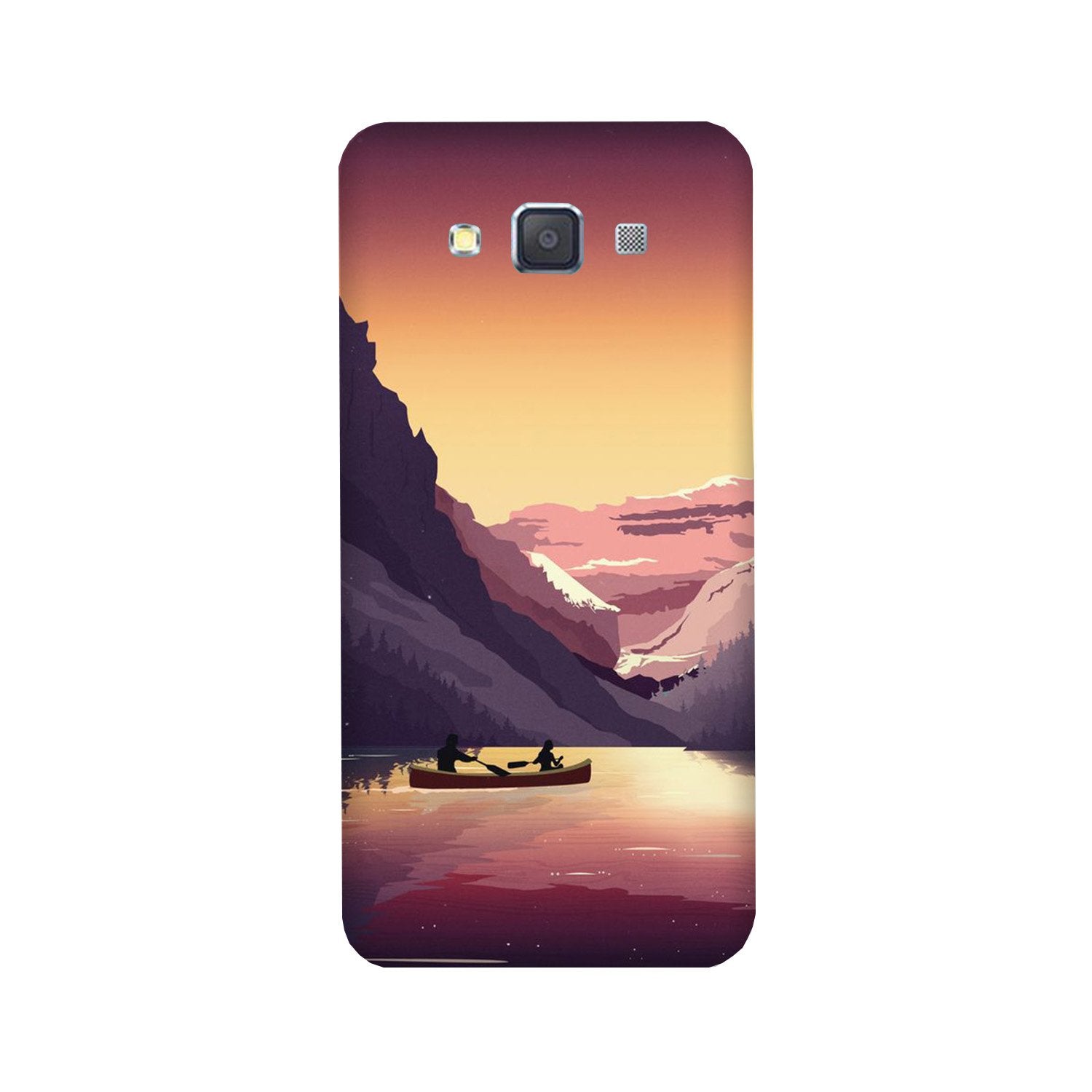 Mountains Boat Case for Galaxy Grand 2 (Design - 181)