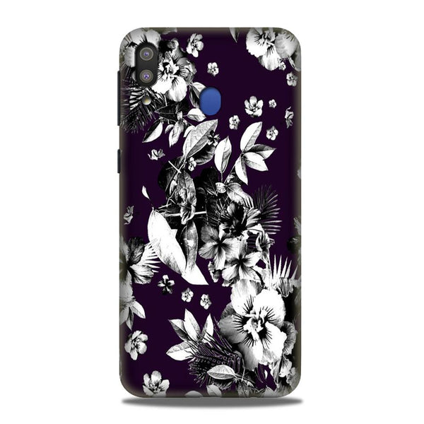 white flowers Case for Samsung Galaxy M20