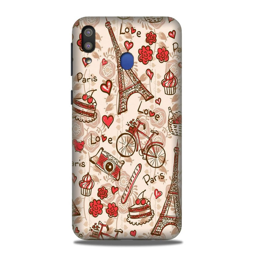 Love Paris Case for Samsung Galaxy M20  (Design - 103)