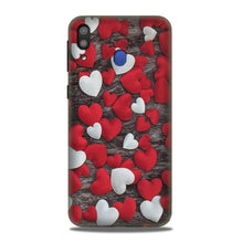 Red White Hearts Case for Samsung Galaxy A30  (Design - 105)