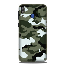 Army Camouflage Case for Samsung Galaxy M20(Design - 108)