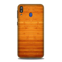 Wooden Look Case for Samsung Galaxy M20  (Design - 111)