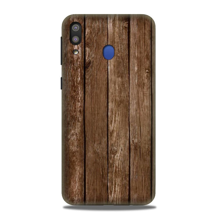 Wooden Look Case for Samsung Galaxy M20  (Design - 112)