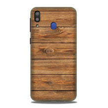 Wooden Look Case for Samsung Galaxy M20  (Design - 113)