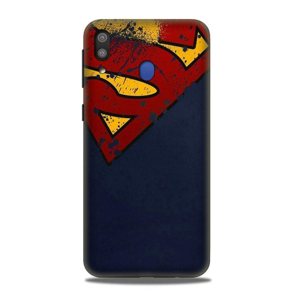 Superman Superhero Case for Samsung Galaxy M20  (Design - 125)