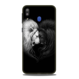 Dark White Lion Case for Samsung Galaxy A30(Design - 140)