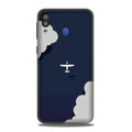 Clouds Plane Case for Samsung Galaxy M20 (Design - 196)