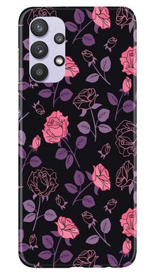 Rose Pattern Mobile Back Case for Samsung Galaxy A32 (Design - 2)