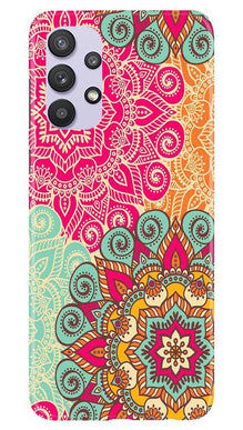 Rangoli art2 Mobile Back Case for Samsung Galaxy A32 (Design - 29)