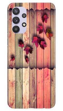 Wooden look2 Mobile Back Case for Samsung Galaxy A32 (Design - 56)