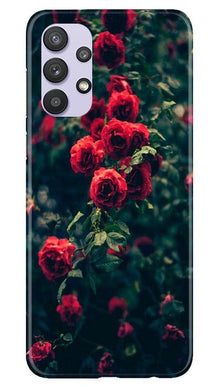 Red Rose Mobile Back Case for Samsung Galaxy A32 (Design - 66)