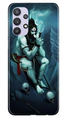 Lord Shiva Mahakal2 Mobile Back Case for Samsung Galaxy A32 (Design - 98)