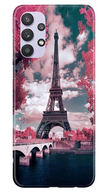 Eiffel Tower Mobile Back Case for Samsung Galaxy A32  (Design - 101)