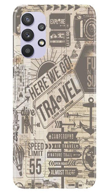 Travel Mobile Back Case for Samsung Galaxy A32  (Design - 104)