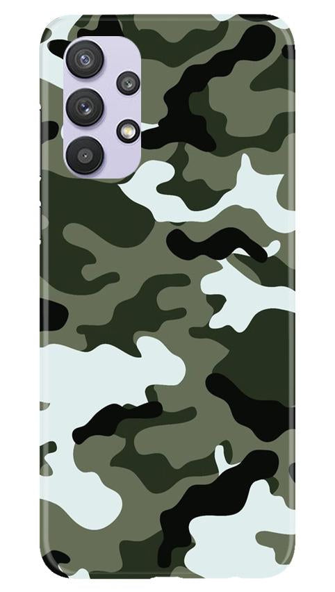 Army Camouflage Case for Samsung Galaxy A32  (Design - 108)