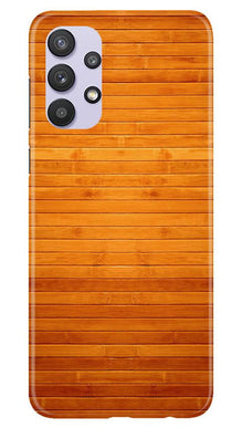 Wooden Look Mobile Back Case for Samsung Galaxy A32  (Design - 111)