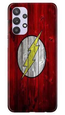 Flash Superhero Mobile Back Case for Samsung Galaxy A32  (Design - 116)