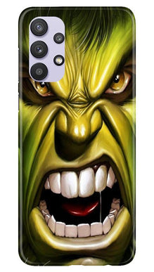 Hulk Superhero Mobile Back Case for Samsung Galaxy A32  (Design - 121)