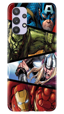 Avengers Superhero Mobile Back Case for Samsung Galaxy A32  (Design - 124)