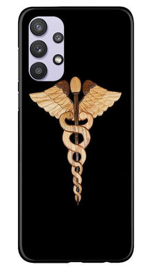 Doctor Logo Mobile Back Case for Samsung Galaxy A32  (Design - 134)