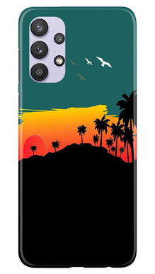 Sky Trees Mobile Back Case for Samsung Galaxy A32 (Design - 191)