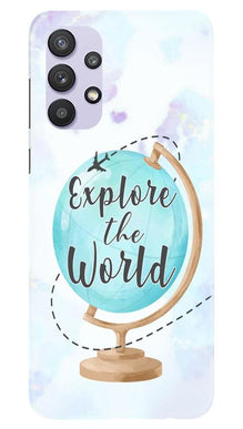 Explore the World Mobile Back Case for Samsung Galaxy A32 (Design - 207)
