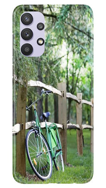 Bicycle Mobile Back Case for Samsung Galaxy A32 (Design - 208)