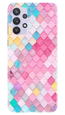 Pink Pattern Mobile Back Case for Samsung Galaxy A32 (Design - 215)