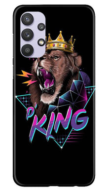 Lion King Mobile Back Case for Samsung Galaxy A32 (Design - 219)