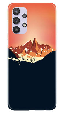 Mountains Mobile Back Case for Samsung Galaxy A32 (Design - 227)